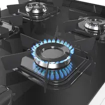 Fogão 4 Bocas Mueller MFV4BB com Mesa de Vidro e Acendimento Automático Branco - Bivolt