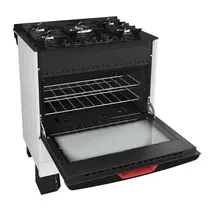 Fogão 5 Bocas Mueller MFV5BF com Mesa de Vidro e Tripla Chama Branco - Bivolt