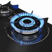 Cooktop 5 Bocas a Gás Mueller MCG5BC com Mesa de Vidro e Acendimento Superautomático Preto - Bivolt