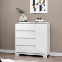 Cômoda 4 Gavetas 1 Porta MX Móveis Vega