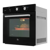 Forno de Embutir Fischer a Gás Infinity 78 Litros Preto