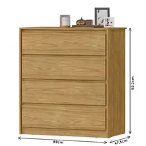 Cômoda 4 Gavetas MX Móveis Carla