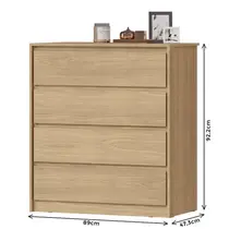 Cômoda 4 Gavetas MX Móveis Carla