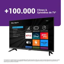 Smart TV 32” Philco LED HD PTV32G7PR2CGB Roku TV com Comando de Voz 2 HDMI 1 USB