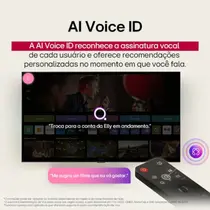 Smart TV 4K 55” LG LED UHD 55UA8550PSA Processador a7 AI Processor 4K Gen8 com Comando de Voz 3 HDMI 1 USB
