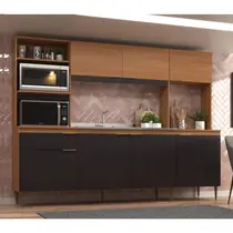 Cozinha Compacta 2,45m 7 Portas e 1 Gaveta Deibe Carol