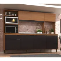Cozinha Compacta 2,45m 7 Portas e 1 Gaveta Deibe Carol