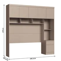 Ponte Modulada 6 Portas 1 Gaveta Castro Infinity+ 3900A