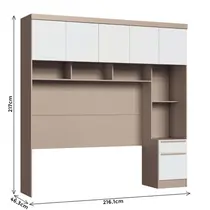 Ponte Modulada 6 Portas 1 Gaveta Castro Infinity+ 3900A