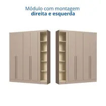 Guarda Roupa Modulado 4 Portas 2 Gavetas Castro Infinity+ 3940A