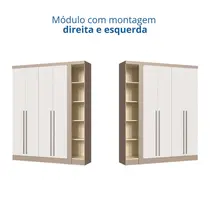 Guarda Roupa Modulado 4 Portas 2 Gavetas Castro Infinity+ 3940A