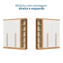 Guarda Roupa Modulado 4 Portas 2 Gavetas Castro Infinity+ 3940A