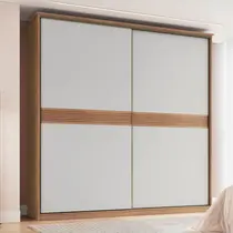 Guarda-Roupa Casal 2 Portas de Correr 2 Gavetas Castro Master New 0626A Flex