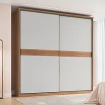 Guarda-Roupa Casal 2 Portas de Correr 2 Gavetas Castro Master New 0626A Flex