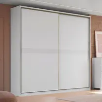 Guarda-Roupa Casal 2 Portas de Correr 2 Gavetas Castro Master New 0626A