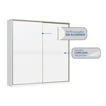 Guarda-Roupa Casal 2 Portas de Correr 2 Gavetas Castro Master New 0626A