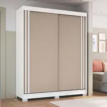 Guarda-Roupa Casal 2 Portas de Correr 2 Gavetas Castro Rudá 0634A Flex