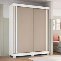 Guarda-Roupa Casal 2 Portas de Correr 2 Gavetas Castro Rudá 0634A Flex