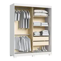 Guarda-Roupa Casal 2 Portas de Correr 2 Gavetas Castro Rudá 0634A Flex