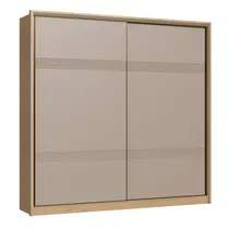 Guarda-Roupa Casal 2 Portas de Correr 4 Gavetas 100% MDF Castro Coliseu 0922M