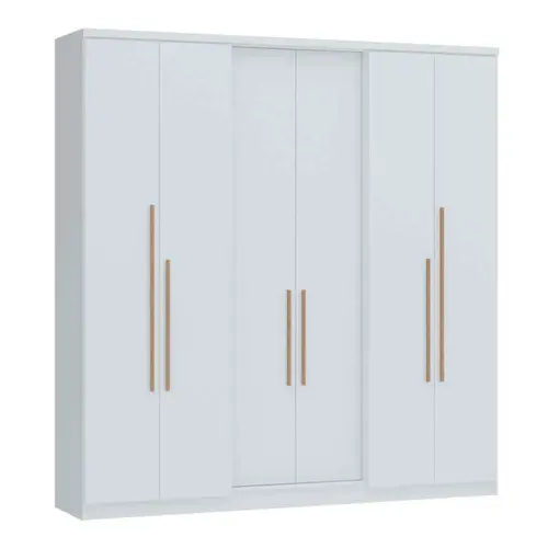 Guarda-Roupa Casal 6 Portas 2 Gavetas Castro Sonata 3272A