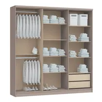 Guarda-Roupa Casal 6 Portas 2 Gavetas Castro Sonata 3272A