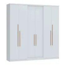 Guarda-Roupa Casal 6 Portas 2 Gavetas Castro Sonata 3272A