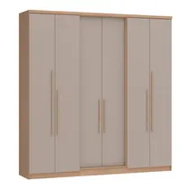 Guarda-Roupa Casal 6 Portas 2 Gavetas Castro Sonata 3272A