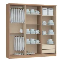 Guarda-Roupa Casal 6 Portas 2 Gavetas Castro Sonata 3272A