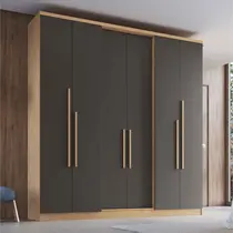 Guarda-Roupa Casal 6 Portas 2 Gavetas Castro Sonata 3272A