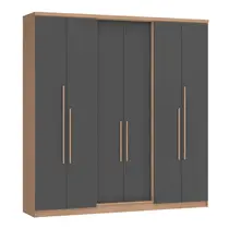 Guarda-Roupa Casal 6 Portas 2 Gavetas Castro Sonata 3272A