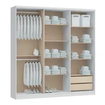 Guarda-Roupa Casal 6 Portas 2 Gavetas Castro Sonata 3272A