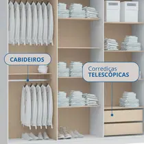 Guarda-Roupa Casal 6 Portas 2 Gavetas Castro Sonata 3272A