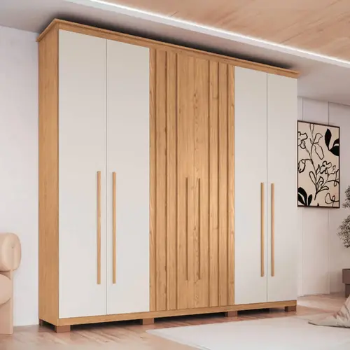 Guarda-Roupa Casal 6 Portas 3 Gavetas Castro Vienna 3388A