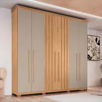 Guarda-Roupa Casal 6 Portas 3 Gavetas Castro Vienna 3388A