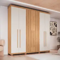 Guarda-Roupa Casal 6 Portas 3 Gavetas Castro Vienna 3388A