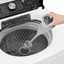 Lavadora de Roupa Midea 15kg Wave Agitador MA512W150A com Reuso de Água e Sensor de Peso Branco