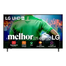 Smart TV 4K 50” LG LED UHD 50UA8550PSA Processador a7 AI Processor 4K Gen8 com Comando de Voz HDR 3 HDMI 1 USB