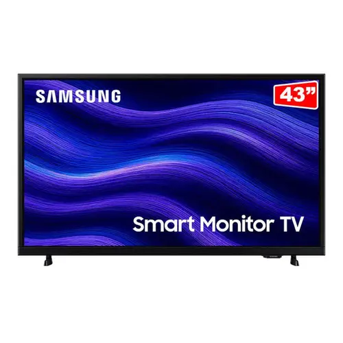 Smart TV 43” Samsung LED FHD LS43F6000FGXZD Plataforma Tizen com Bluetooth HDR 2 HDMI 1 USB