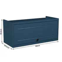 Armário Aéreo 80cm 1 Porta Basculante 100% MDF Edez Evora PH3124
