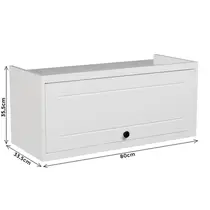 Armário Aéreo 80cm 1 Porta Basculante 100% MDF Edez Evora PH3124
