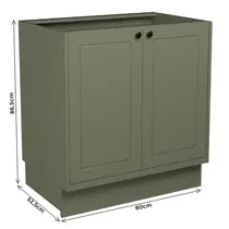 Balcão para Cooktop 2 Portas 100% MDF Edez Evora PH3119