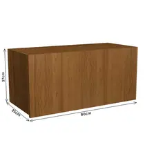 Armário Aéreo 80cm 1 Porta Basculante Edez Denver PH3104