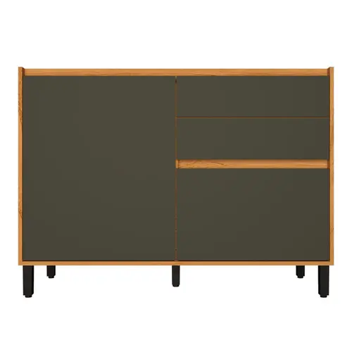 Balcão Pia 120cm 1 Porta 2 Gavetas com Divisor de Talheres Edez Denver PH3110
