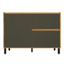 Balcão Pia 120cm 1 Porta 2 Gavetas com Divisor de Talheres Edez Denver PH3110