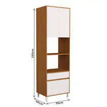 Torre Quente 2 Portas 2 Gavetas Edez Denver PH3114