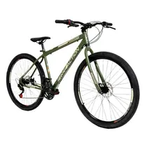 Bicicleta Aro 29 Free Action Flexus Disk Brake 21 Marchas - Verde Miltar