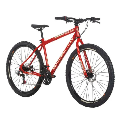 Bicicleta Aro 29 Free Action Flexus Disk Brake 21 Marchas - Vermelho Coke