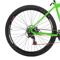 Bicicleta Aro 29 Free Action Flexus Disk Brake 21 Marchas - Verde Kawasaki