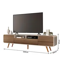 Rack para TV até 85 Polegadas 2,2m HB Móveis Epoca 2.2